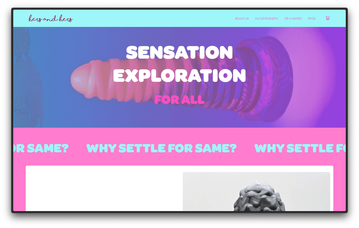 Hers & Hers branding